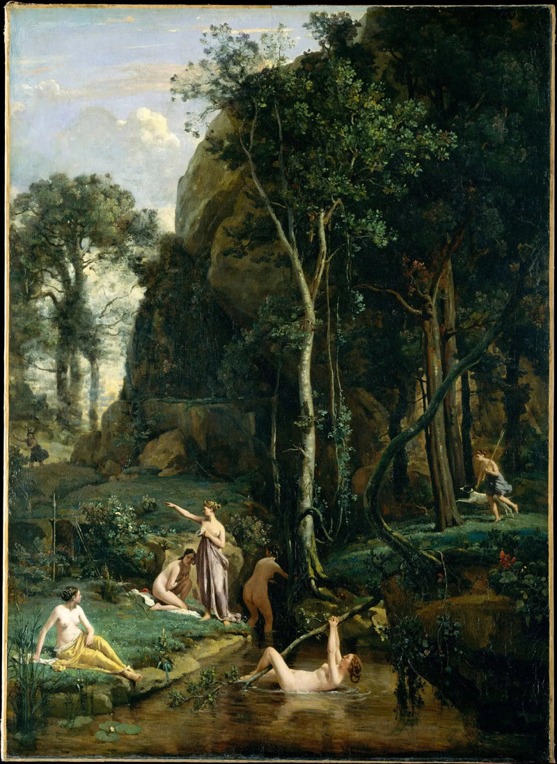 Diane e Atteone - Jean-Baptiste Camille Corot
