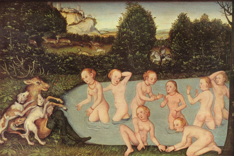Diane e Atteone - Lucas Cranach il Vecchio