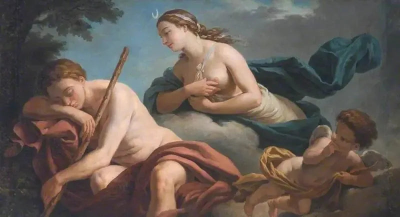 Diane e Endimione, allegoria della fedeltà - Louis Jean François Lagrenée