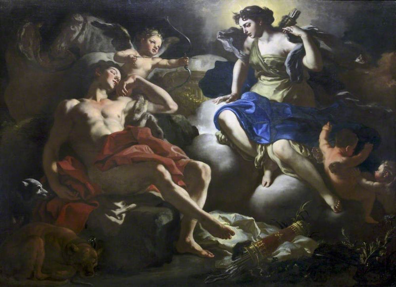 Diane e Endimione - Francesco Solimena