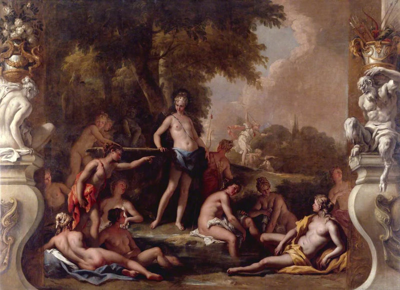 Diane e le sue ninfe al bagno - Sebastiano Ricci