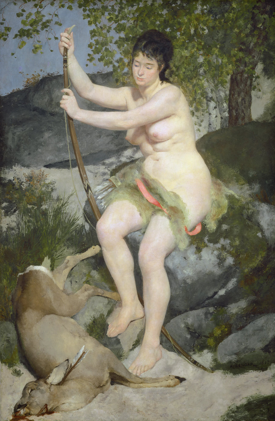 Diana cacciatrice - Pierre-Auguste Renoir