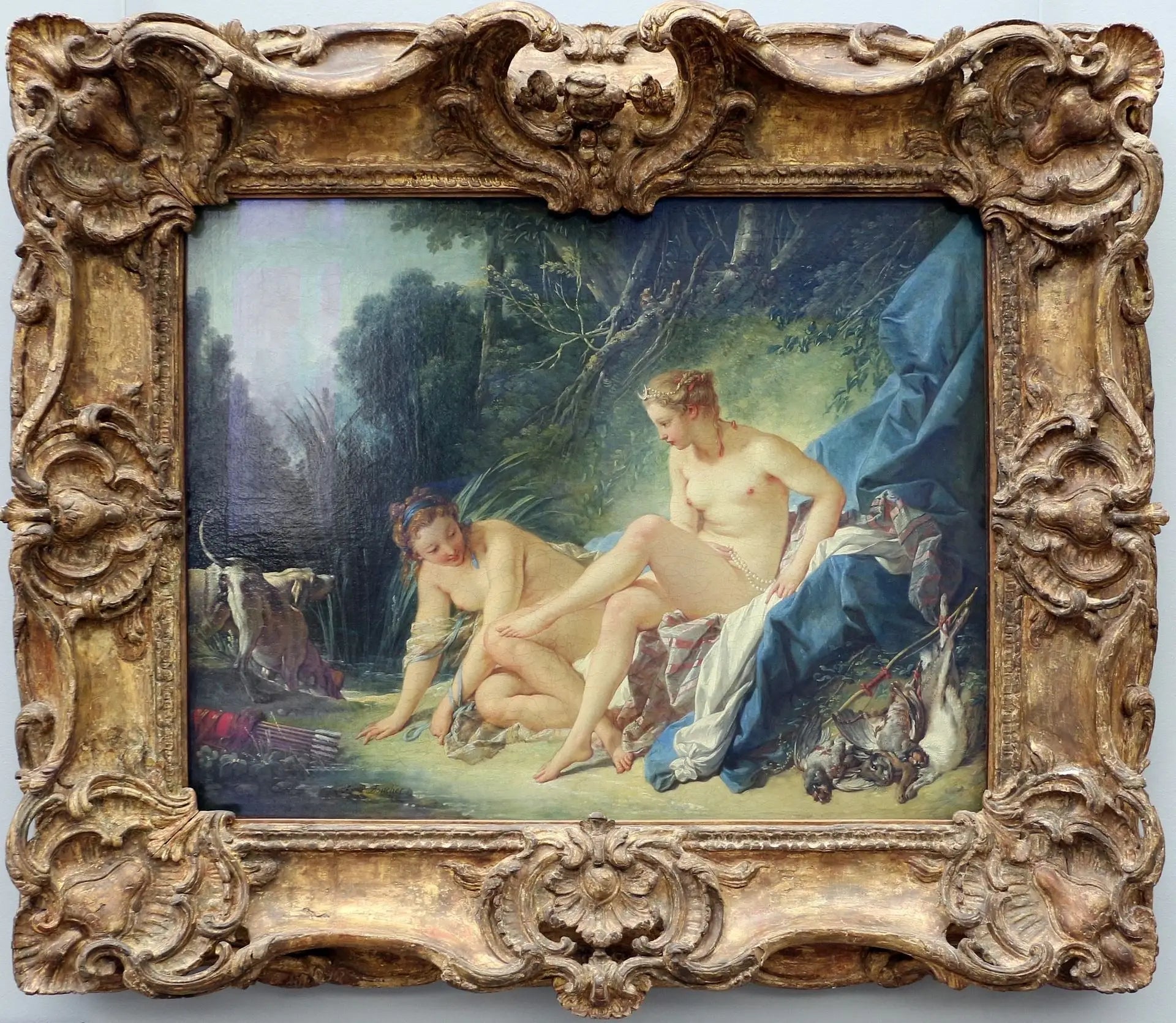 Diane sortant du bain - François Boucher - Alpha Reproduction