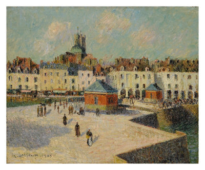 Dieppe le quai de la carénage - Gustave Loiseau - Alpha Reproduction