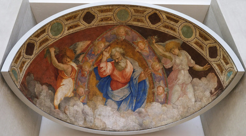 Dio Padre benedicente tra gli angeli - Raffaello Sanzio