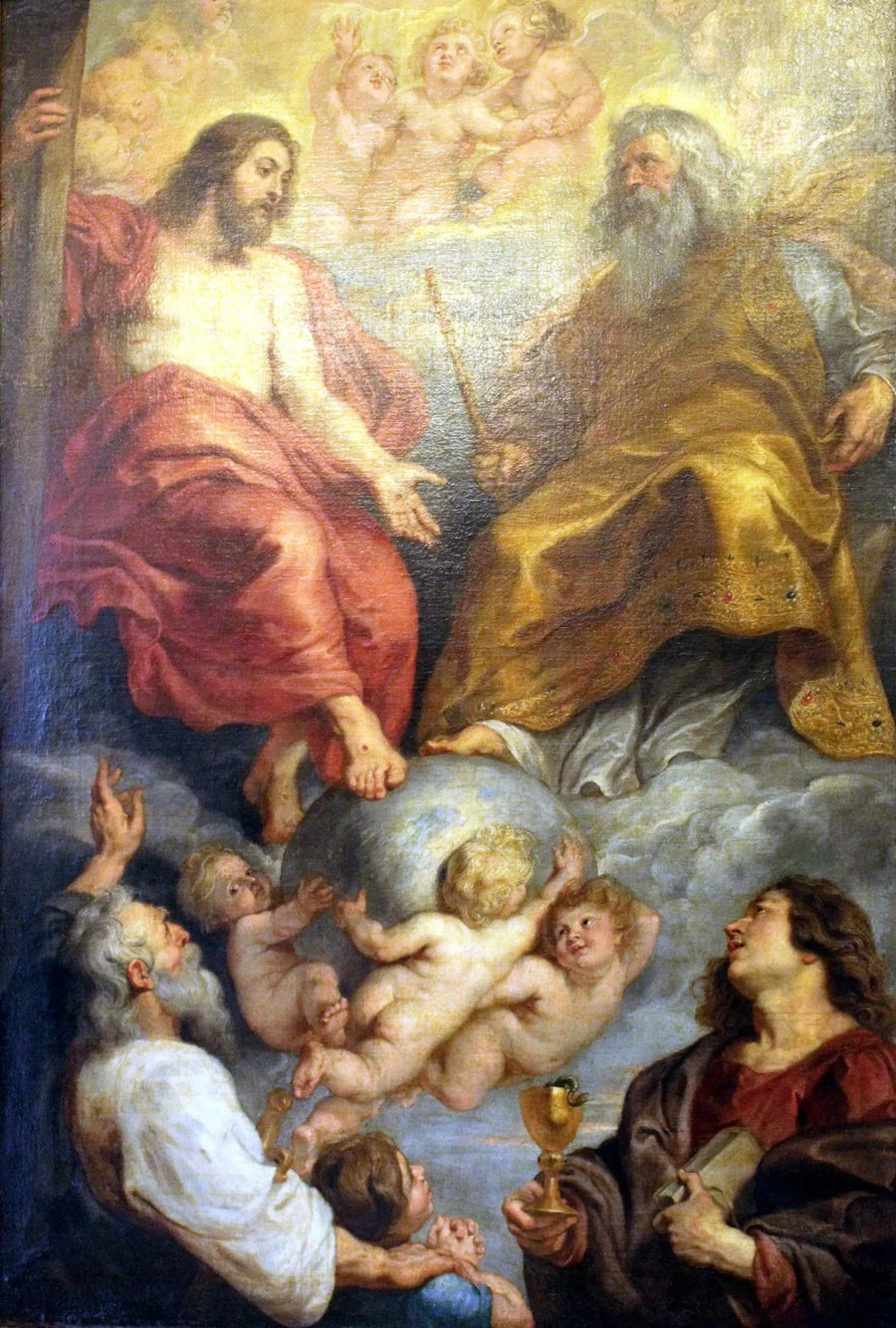 Dio Padre e Cristo con i santi Paolo e Giovanni, 1616-1617 - Peter Paul Rubens