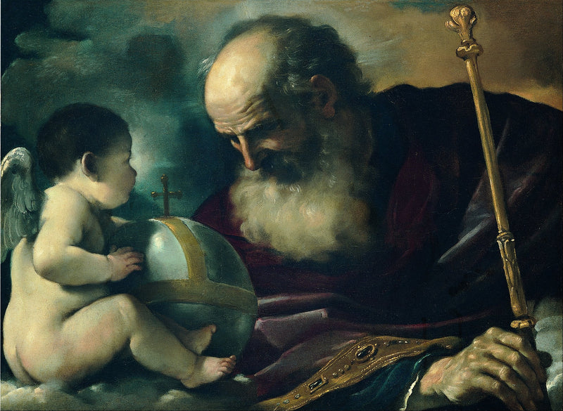 Dio Padre e l'Angelo - Guercino