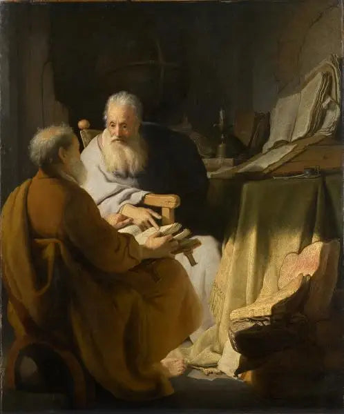 Divergenza tra due anziani - Rembrandt