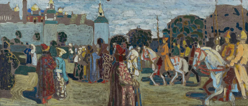 Domenica (vecchio russo) (schizzo) - Vassily Kandinsky
