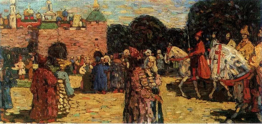 Domenica (vecchio russo) - Vassily Kandinsky