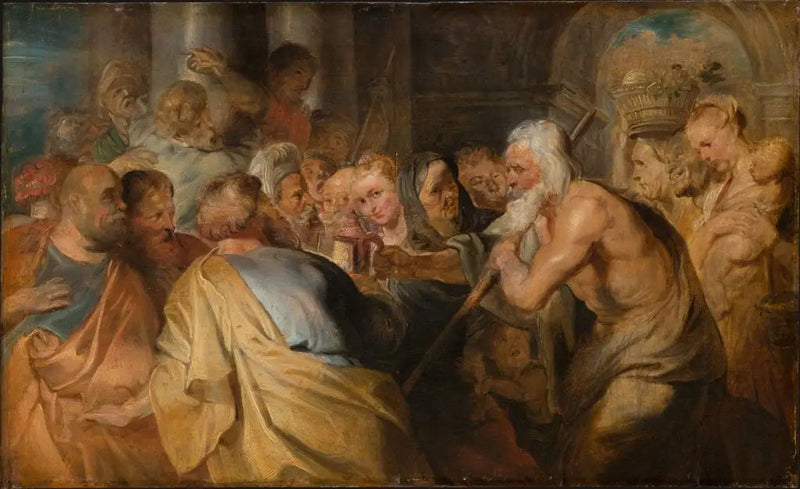 Diogène alla ricerca di un vero uomo - Peter Paul Rubens