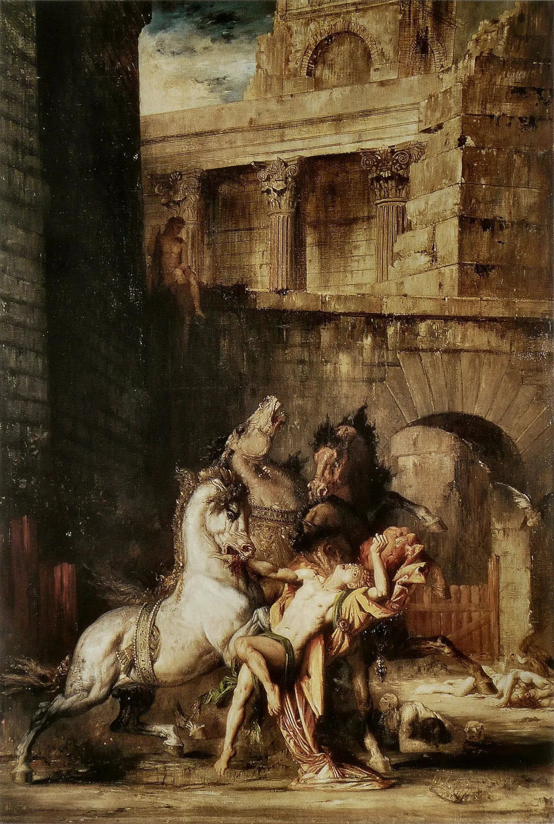 Diomede divorato dai suoi cavalli - Gustave Moreau
