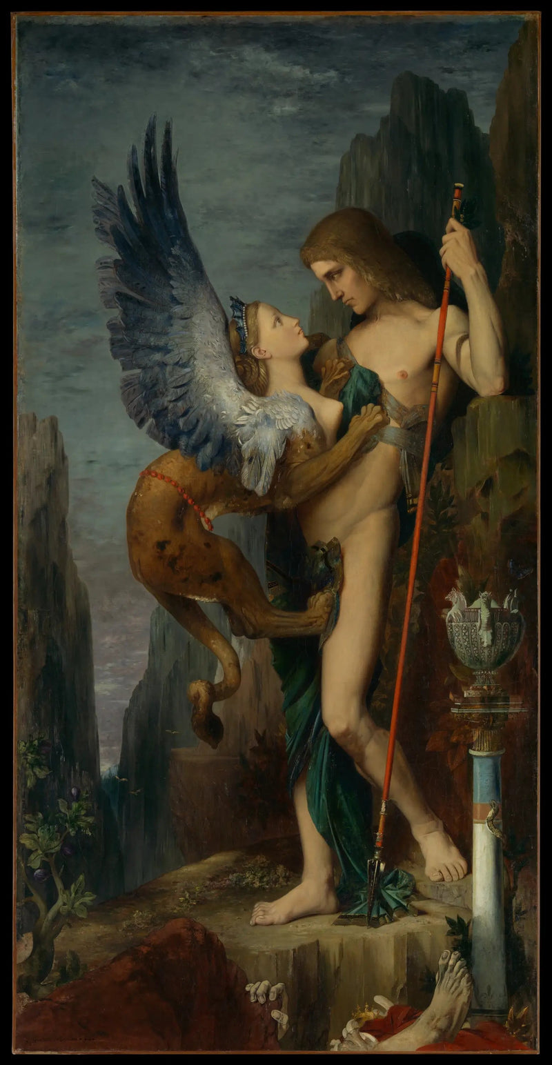 Œdipe e la Sfinge - Gustave Moreau