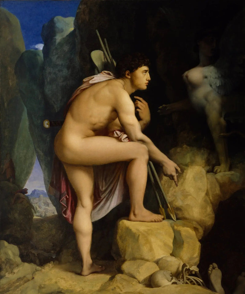 Œdipe e la Sfinge - Jean-Auguste-Dominique Ingres
