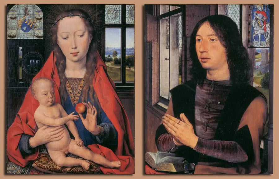 Diptyque di Maarten van Nieuwenhove - Hans Memling