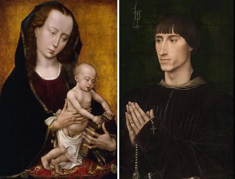diptyque de Philippe de Croÿ - Rogier van der Weyden image 1 reproduction de peinture à l’huile