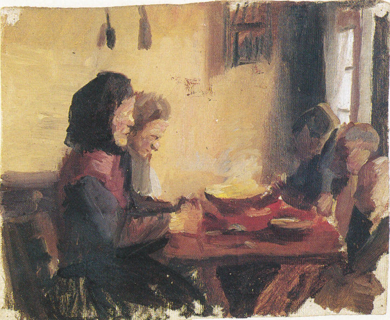 Recitare la preghiera (HAF3069) - Anna Ancher