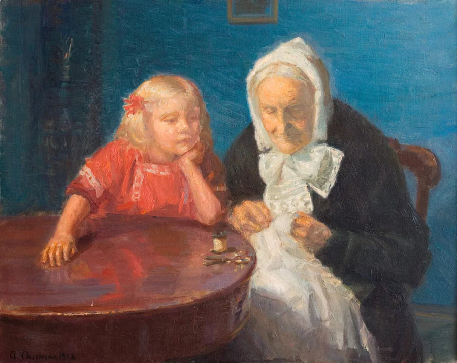 Nonna divertente - Anna Ancher