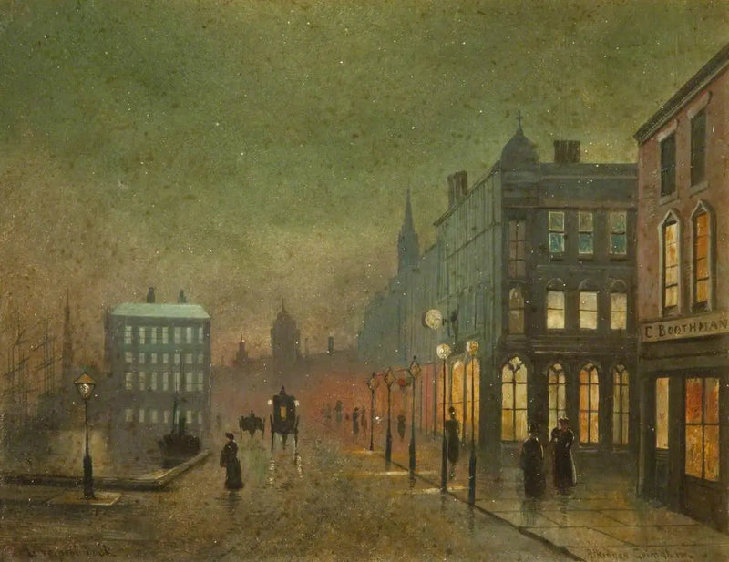 Docks di Liverpool (pannello 2 su 5) - John Atkinson Grimshaw