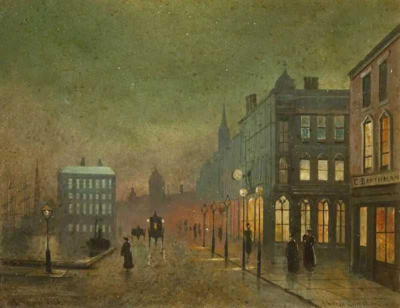 Docks di Liverpool (pannello 2 su 5) - John Atkinson Grimshaw