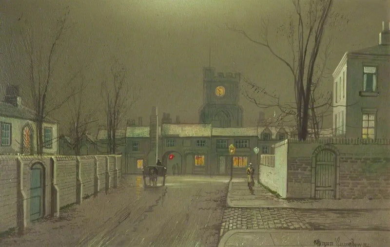Docks di Liverpool (pannello 4 su 5) - John Atkinson Grimshaw