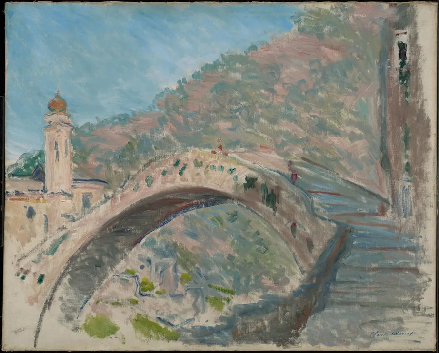 Dolceacqua, il vecchio ponte sul Nervia - Claude Monet