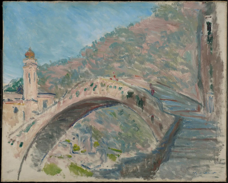 Dolceacqua, il vecchio ponte sul Nervia - Claude Monet