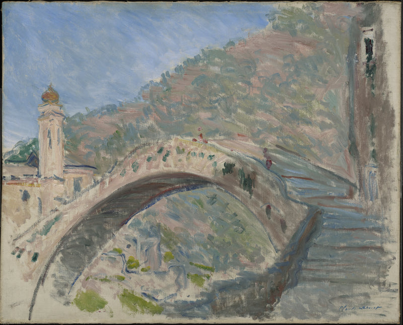 Dolceacqua, il vecchio ponte sul Nervia - Claude Monet