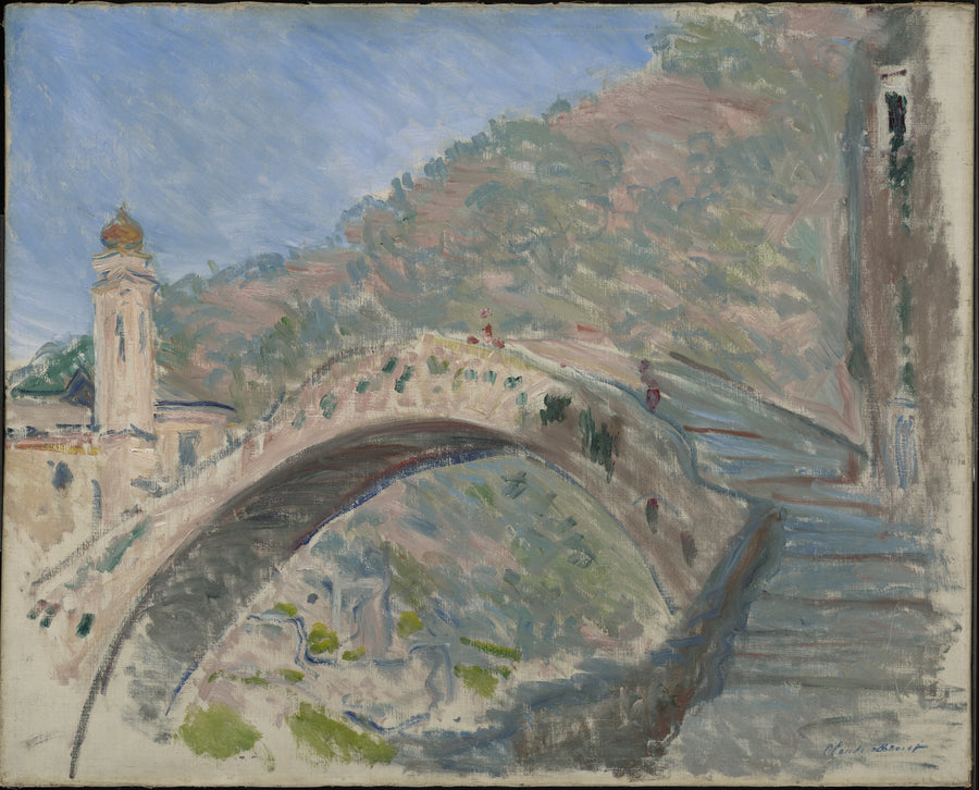 Dolceacqua, il vecchio ponte sulla Nervia W884 - Claude Monet