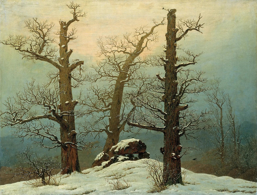 Dolmen sotto la neve - Caspar David Friedrich