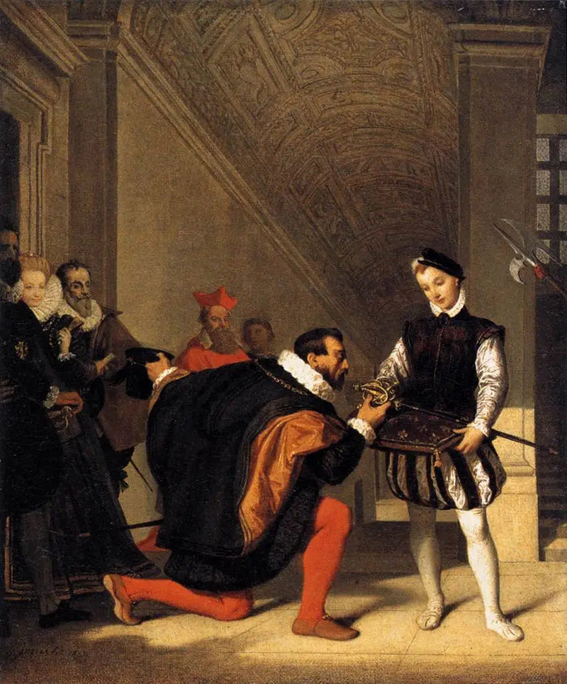 Don Pedro de Toledo baciando la spada di Enrico IV - Jean-Auguste-Dominique Ingres