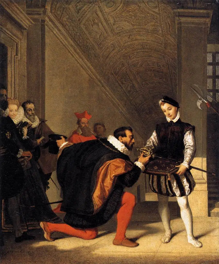 Don Pedro de Toledo baciando la spada di Enrico IV - Jean-Auguste-Dominique Ingres