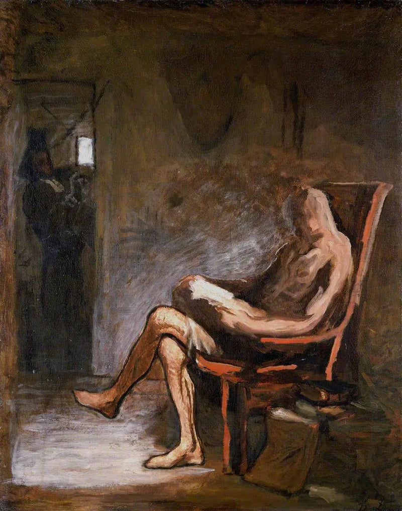 Don Chisciotte che legge - Honoré Daumier