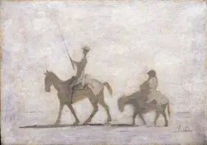 Don Chisciotte e Sancho Panza - Honoré Daumier