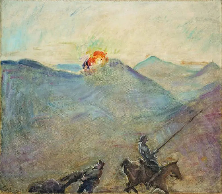 Don Quichotte e Sancho Pansa - Max Slevogt