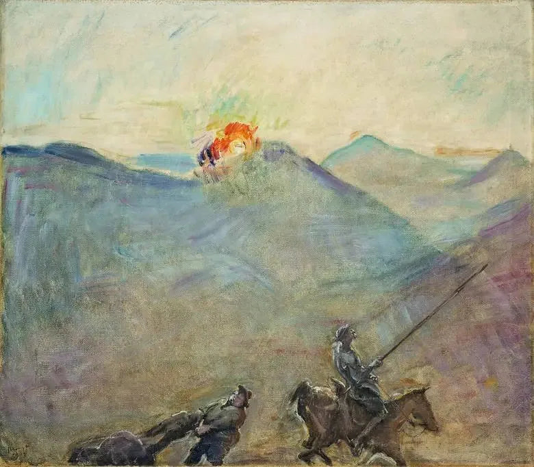 Don Quichotte e Sancho Pansa - Max Slevogt