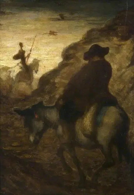Don Chisciotte e Sancho Panza - Honoré Daumier