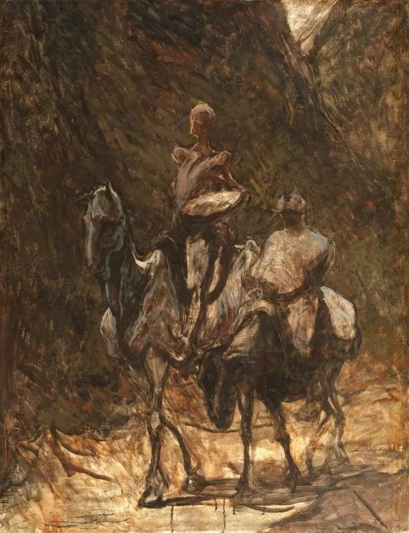 Don Chisciotte e Sancho Panza - Honoré Daumier