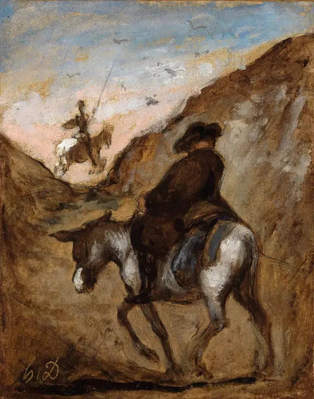 Don Chisciotte e Sancho Panza - Honoré Daumier