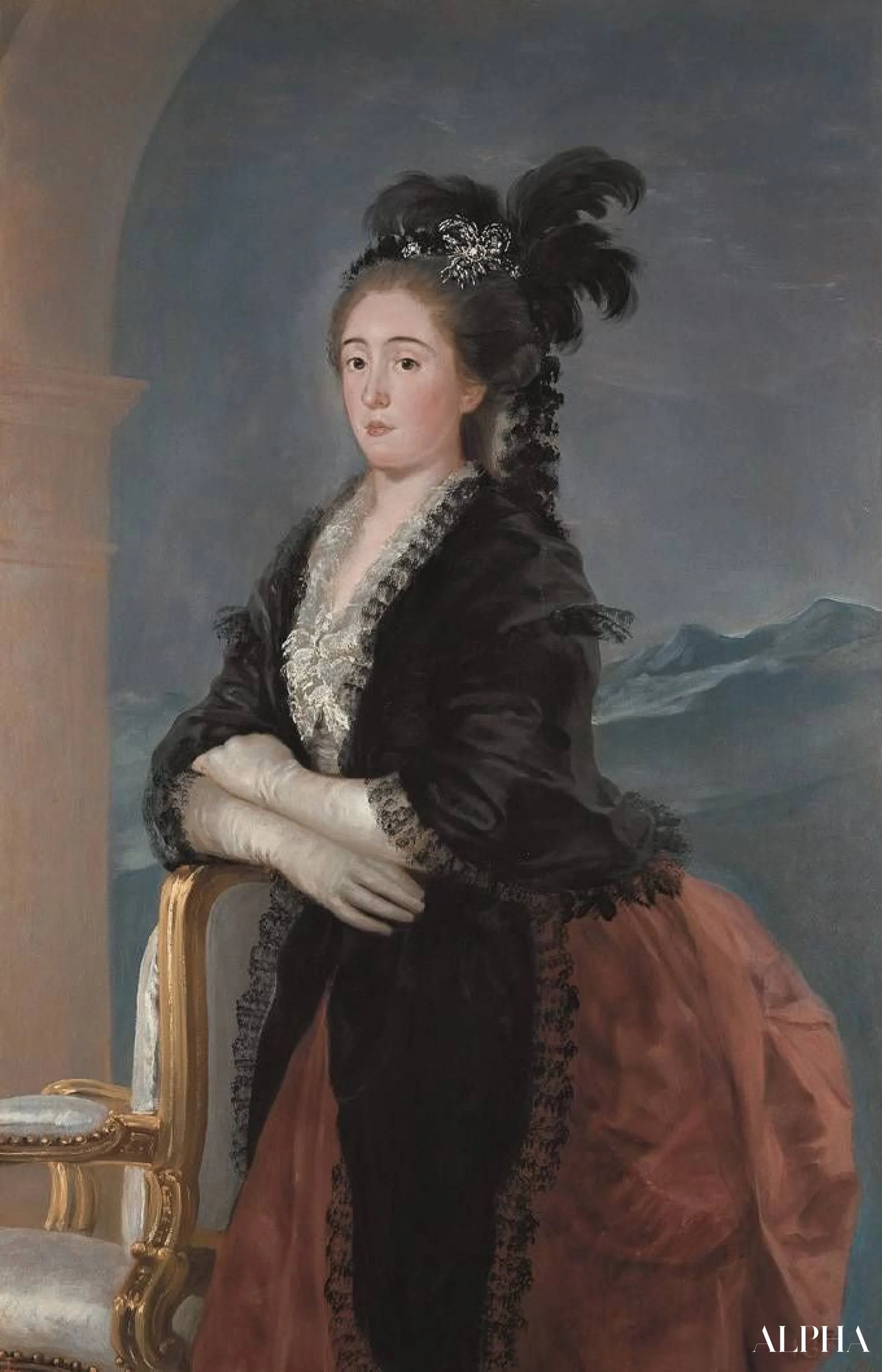 Dona Marie Teresa a Vallabriga - Francisco de Goya - Riproduzioni di quadri e dipinti di alta gamma