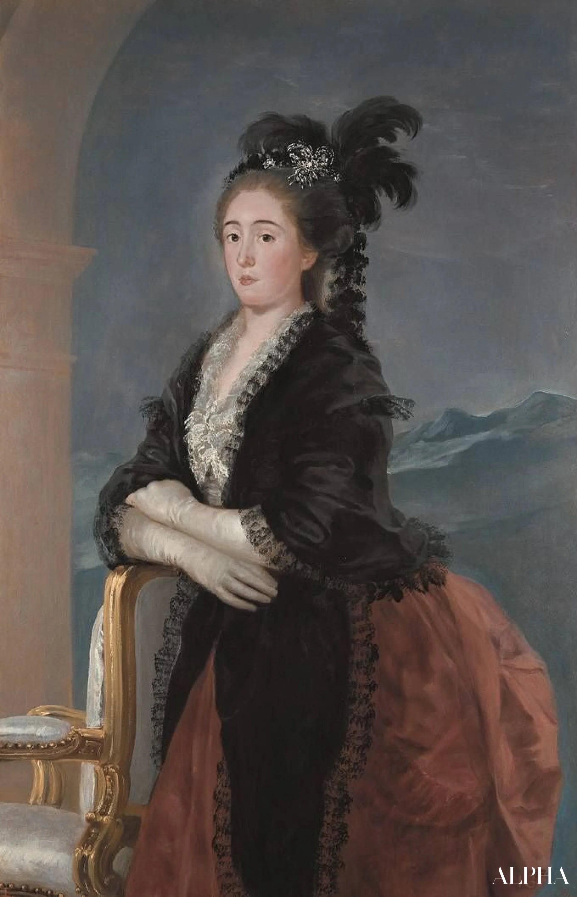 Dona Marie Teresa a Vallabriga - Francisco de Goya - Riproduzioni di quadri e dipinti di alta gamma