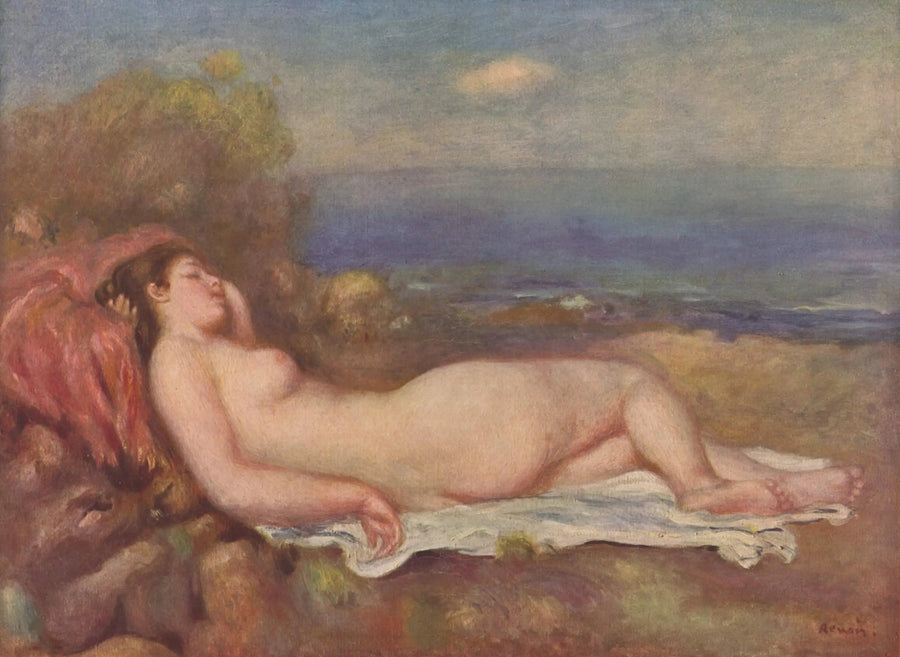 Dormire sulla riva del mare - Pierre-Auguste Renoir