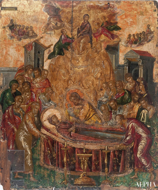 Dormition de la Vierge - El Greco - Reproductions de tableaux et peintures haut de gamme