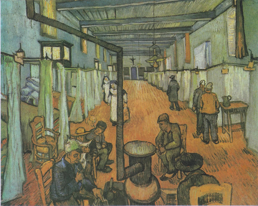 Dormitorio dell'ospedale di Arles - Vincent van Gogh