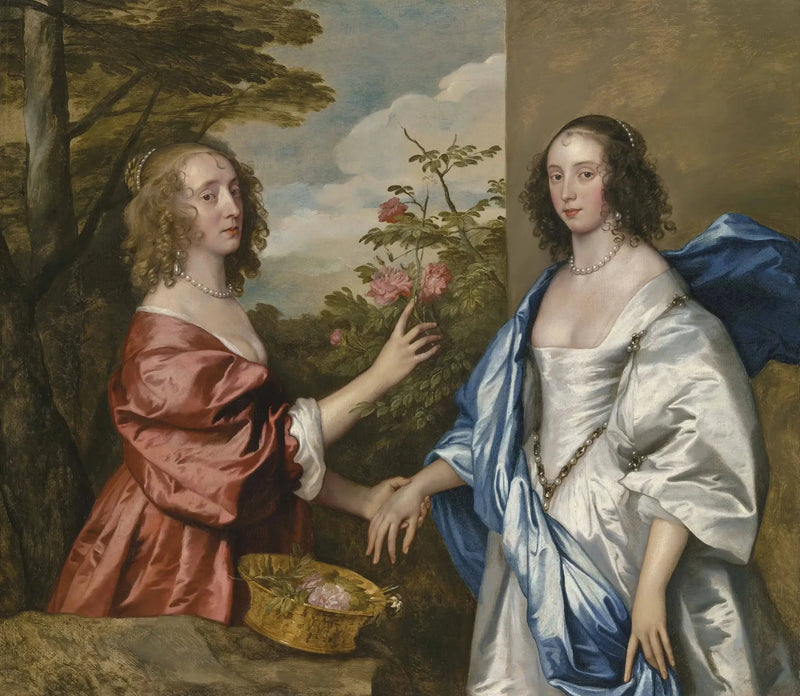 Ritratto doppio di Anne, contessa di Manchester, e di sua figlia Anne Cavendish, Lady Rich - Antoine van Dyck
