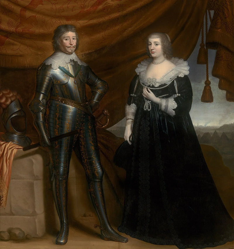 Ritratto doppio di Frederik Hendrik (1584-1647) e di Amalia de Solms-Braunfels (1602-1675) - Gerrit van Honthorst