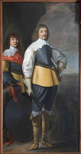 Double ritratto di Johan Maurits van Nassau-Siegen (1604-1679) e Johan Ernst van Nassau-Siegen (1618-1639) - Gerrit van Honthorst