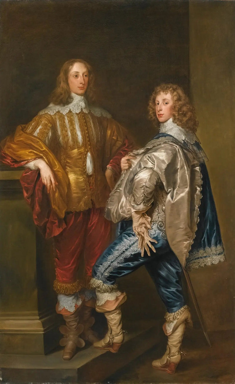 Ritratto doppio di Lord John Stewart (1621-1644) e Lord Bernard Stewart, futuro conte di Lichfield (1623-1645) - Antoine van Dyck