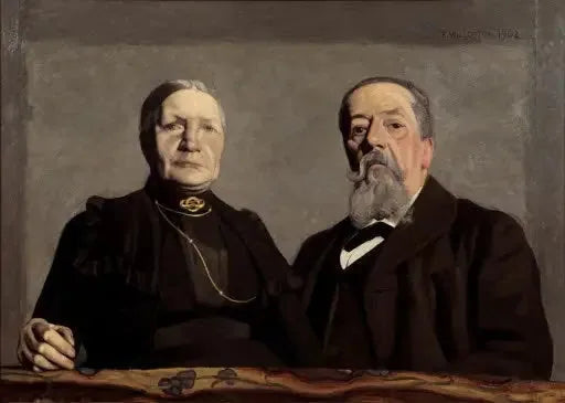 Ritratto doppio dei genitori dell'artista - Félix Vallotton