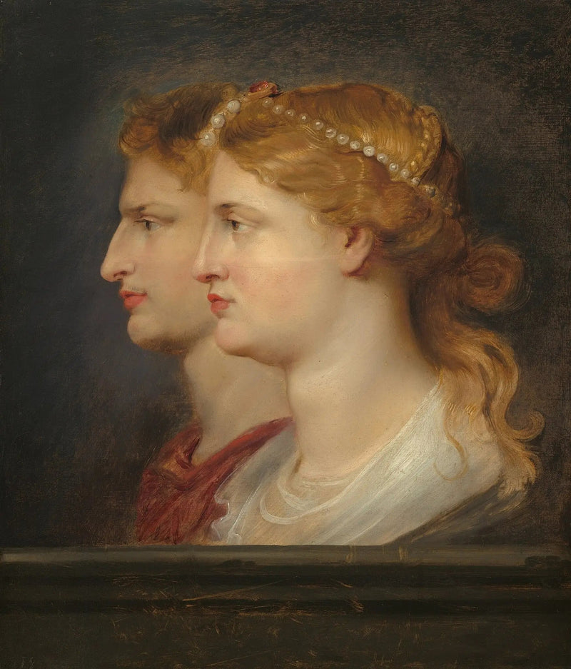 Ritratto doppio del generale romano Germanico (15 a.C.-19) e della sua moglie Agrippina Maggiore (?-33) - Peter Paul Rubens